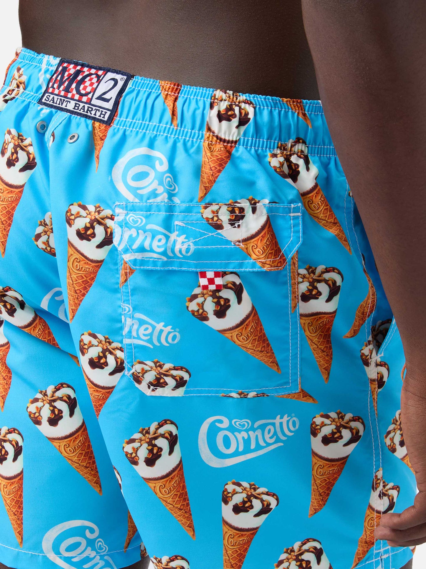 Gustavia Algida Cornetto print swim shorts | Special Edition