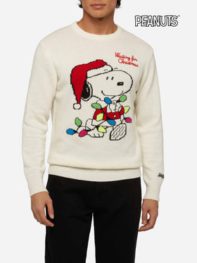 Maglione Heron con jacquard e ricamo Snoopy | SNOOPY PEANUTS® SPECIAL EDITION