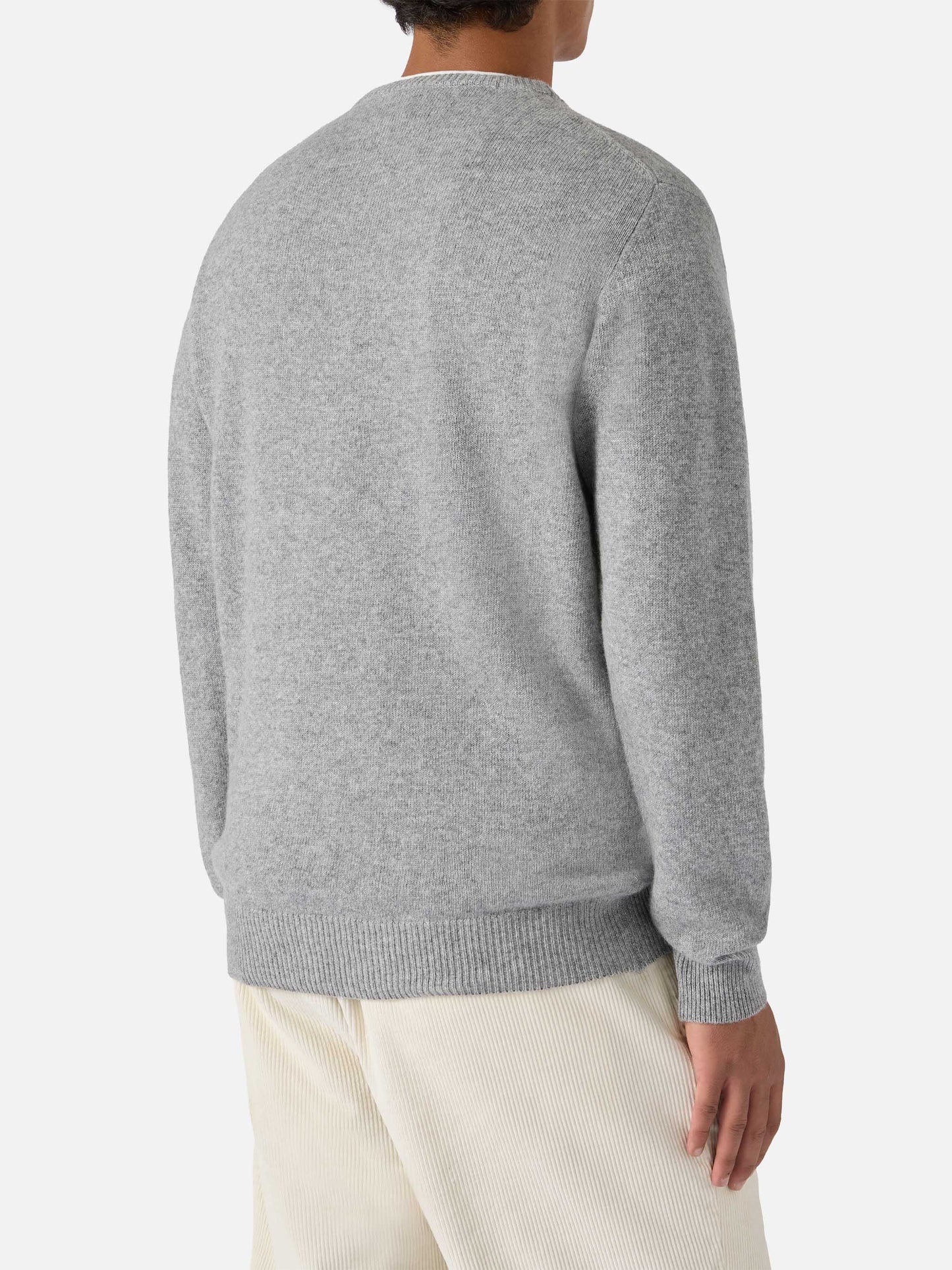 Maglione in misto cashmere Heron con ricamo Bollicine team