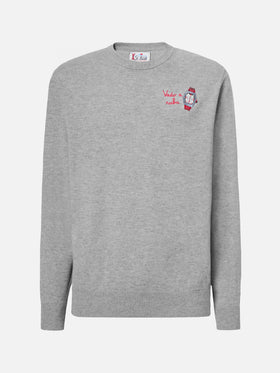 Maglione a girocollo Heron Light con ricamo Vado a ruba
