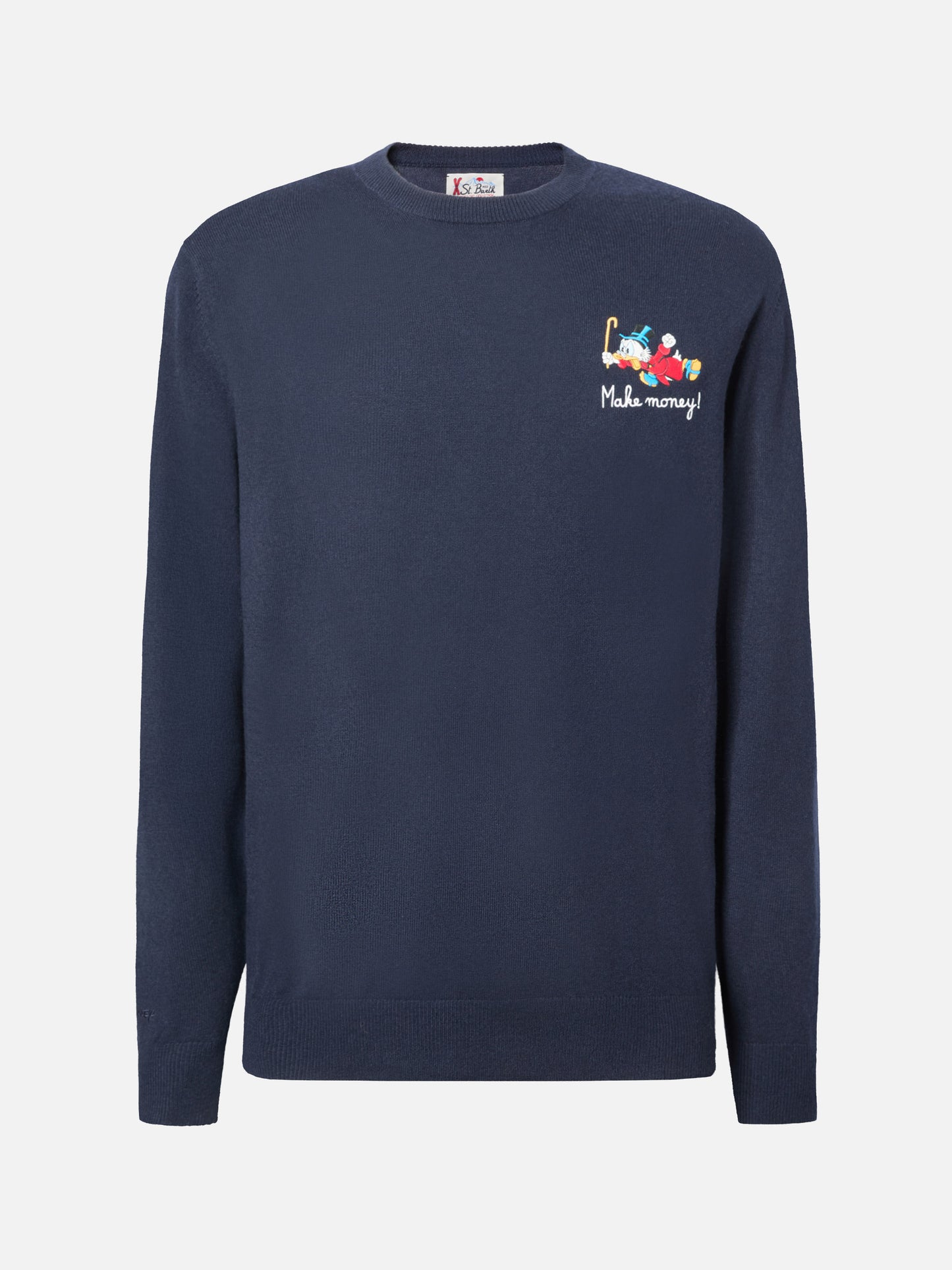 Maglione a girocollo Heron Light con ricamo zio Paperone |DISNEY SPECIAL EDITION