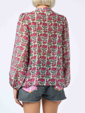 Woman silk voile blouse Harper - MC2 Saint Barth