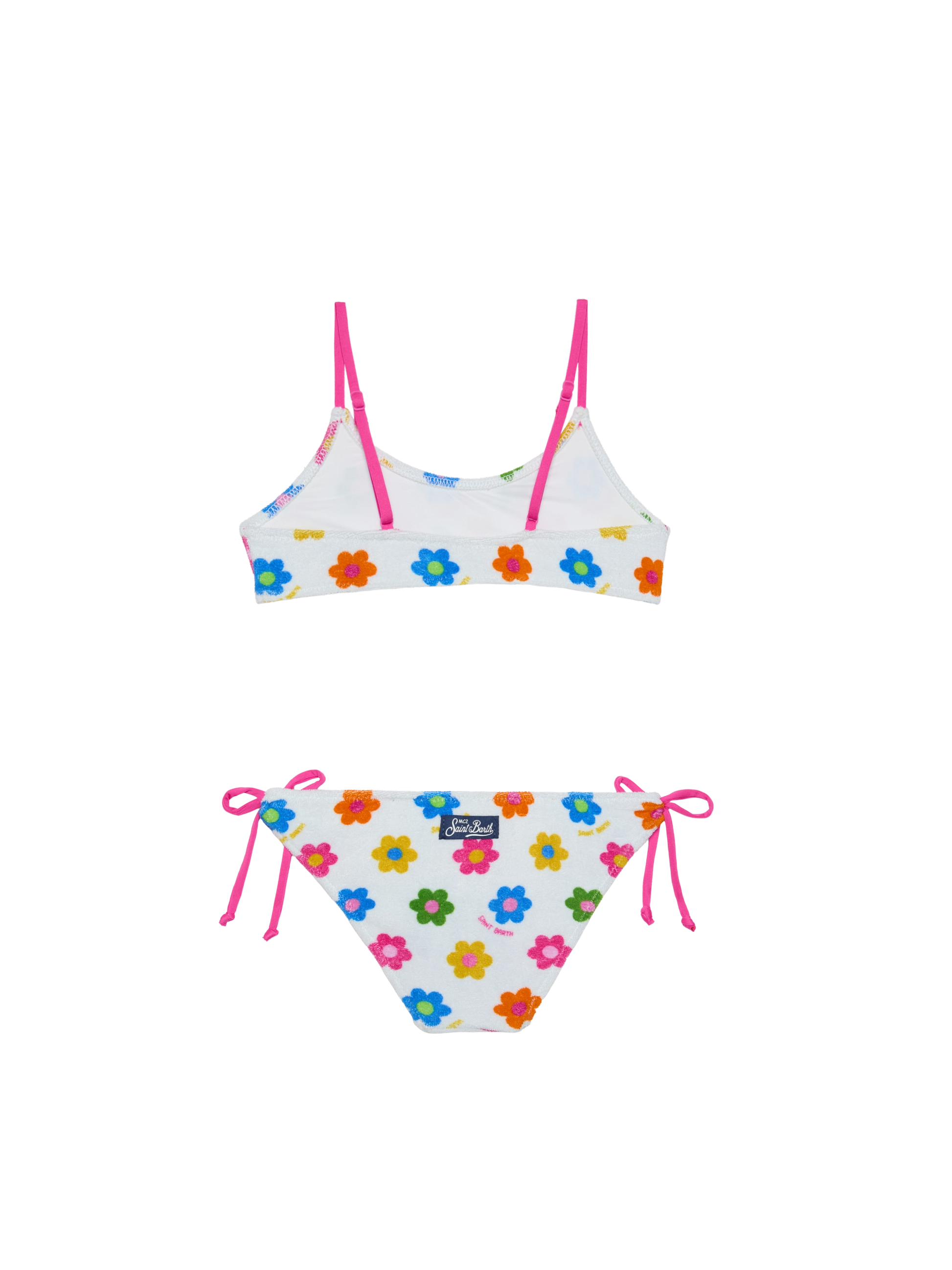 Girl bralette bikini with daisies - MC2 Saint Barth