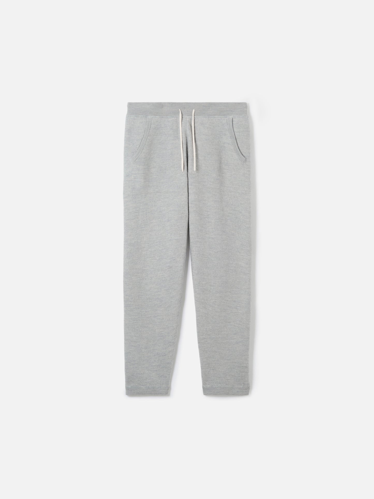 Track knitted sweatpants with pockets