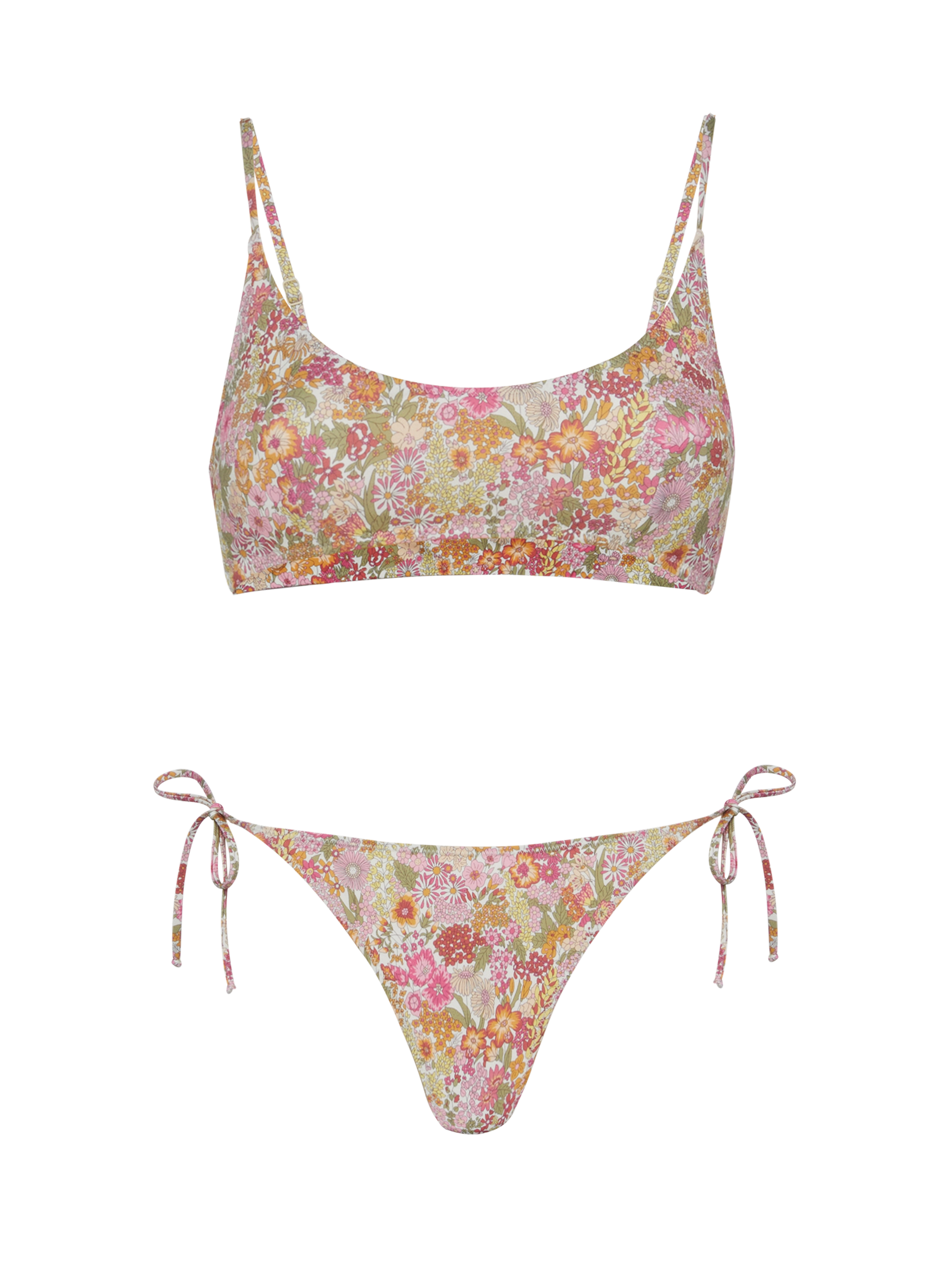 Bralette bikini Judy Virgo with Margaret Annie floral print | MADE WITH LIBERTY FABRIC - MC2 Saint Barth