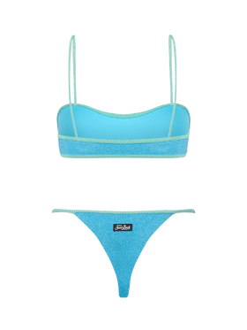 Woman lurex scooped bikini swimsuit Laryn Jodene - MC2 Saint Barth