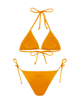 Leah Marielle ochre yellow bikini with triangle top and classic briefs - MC2 Saint Barth