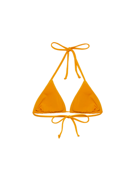 Leah ochre yellow triangle top swimsuit - MC2 Saint Barth