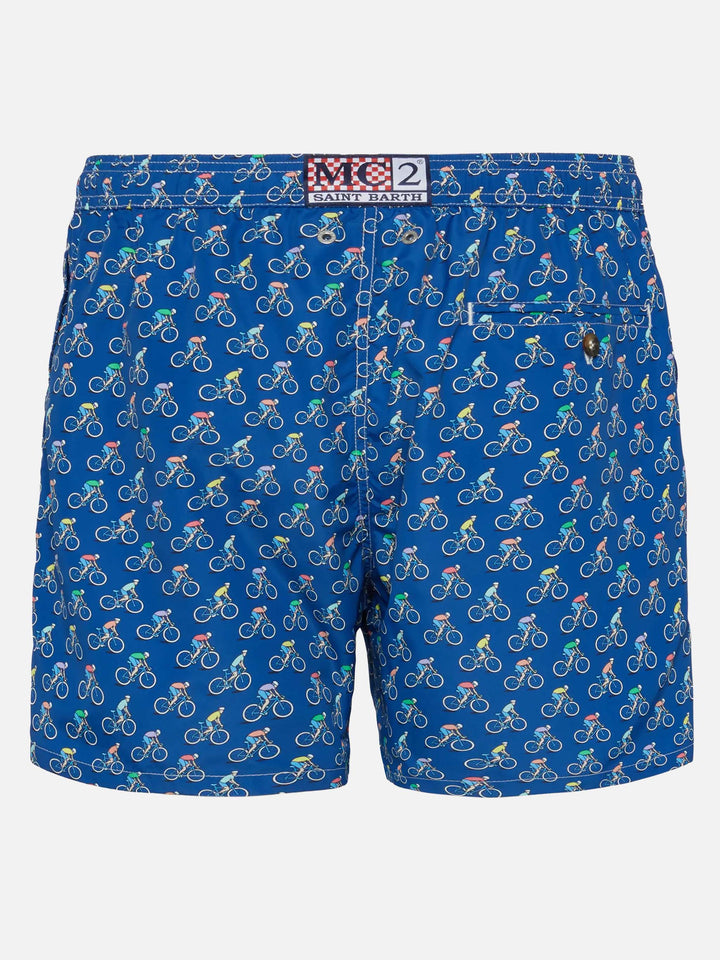 Costume mare Lighting in tessuto leggero con stampa bikers