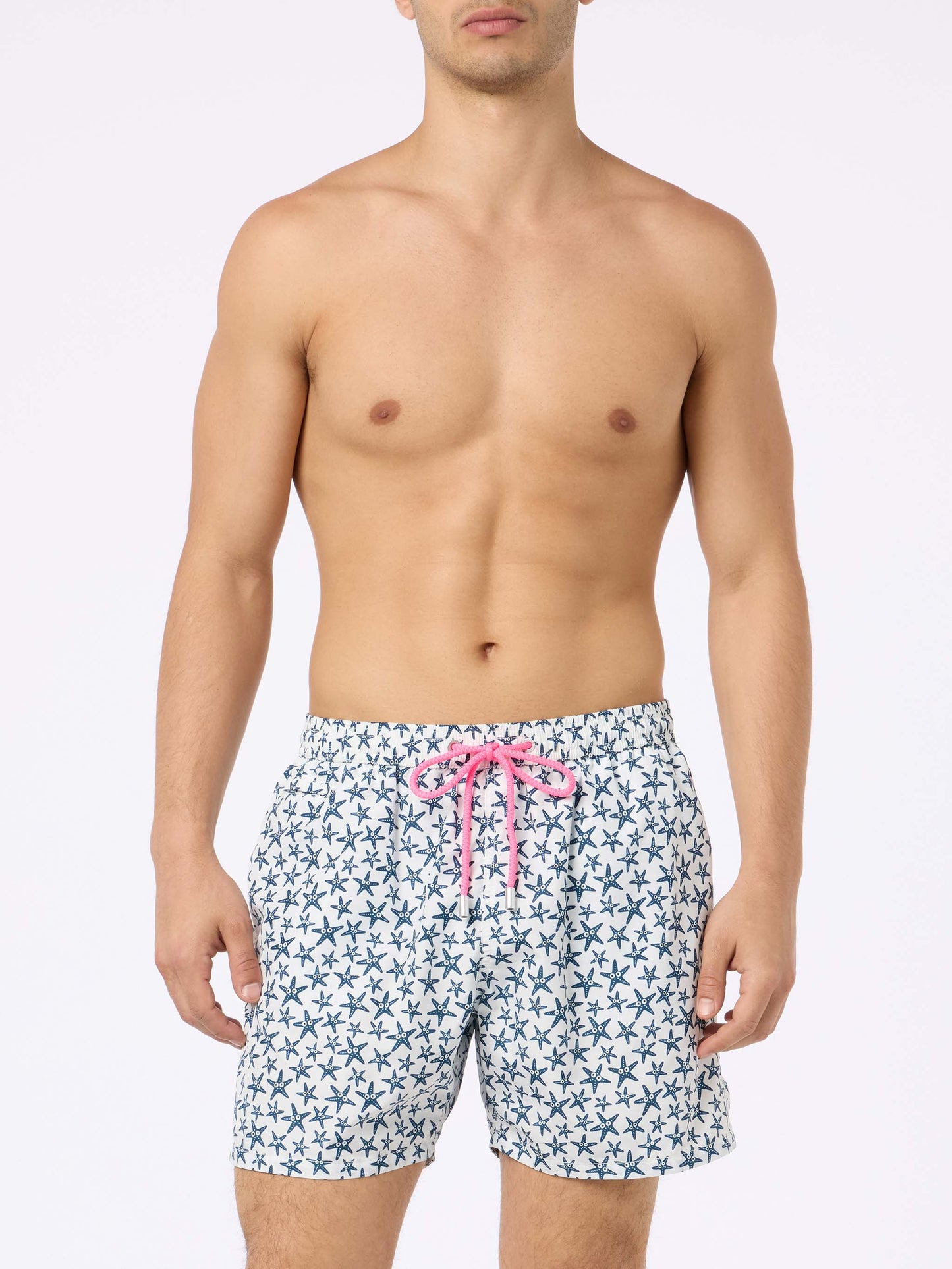 Lighting Micro Fantasy multicolor starfish print swim shorts