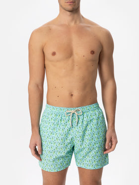 Man light fabric swim shorts with Mojito print - MC2 Saint Barth
