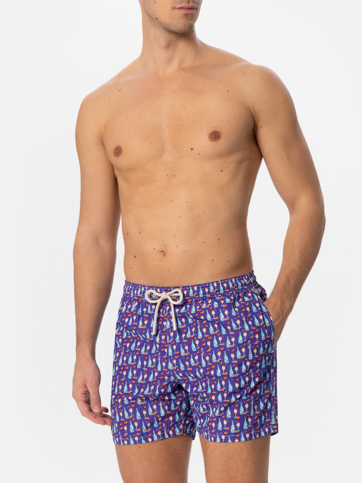 Costume da bagno da uomo in tessuto leggero con stampa Aperol Spritz | EDIZIONE SPECIALE APEROL