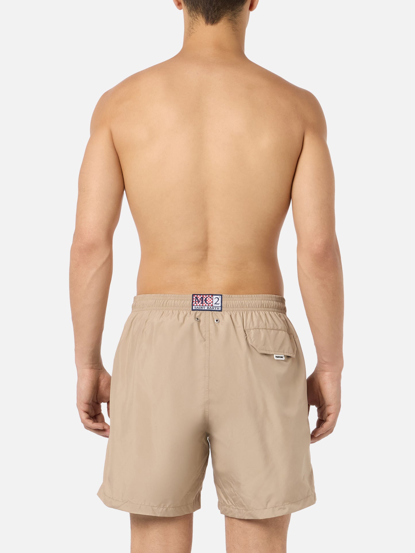 Ultralight Pantone swim shorts in beige | PANTONE® SPECIAL EDITION