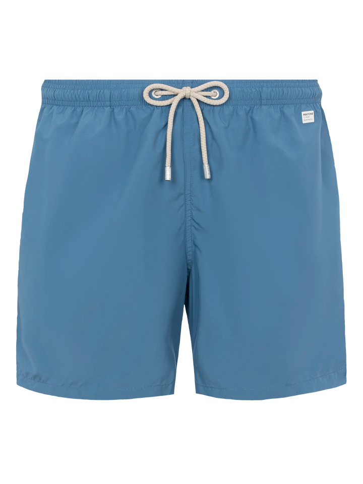 Lightweight fabric dusty blue swim shorts Lighting Pantone | PANTONE® SPECIAL EDITION - MC2 Saint Barth