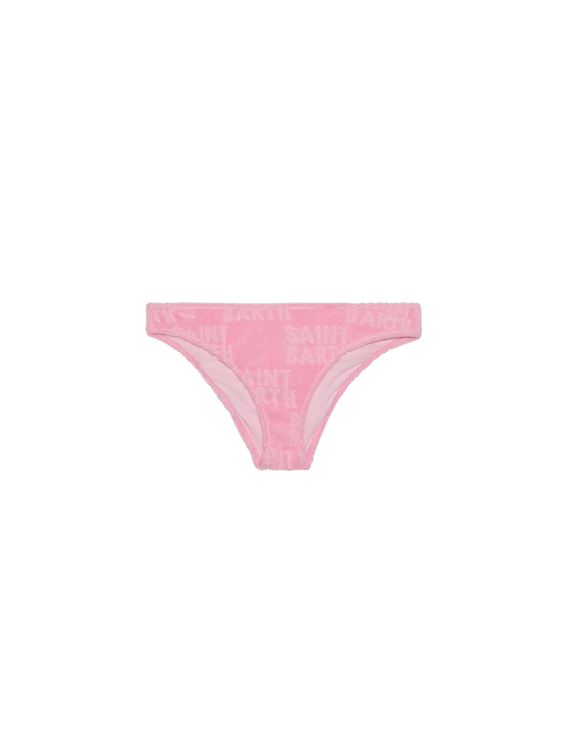 Girl pink terry swim briefs - MC2 Saint Barth