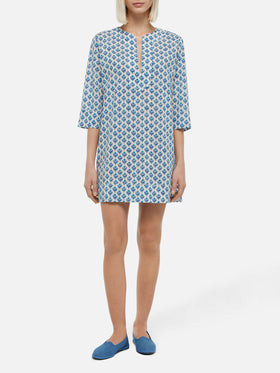 Macha cotton tunic dress with floral print - MC2 Saint Barth