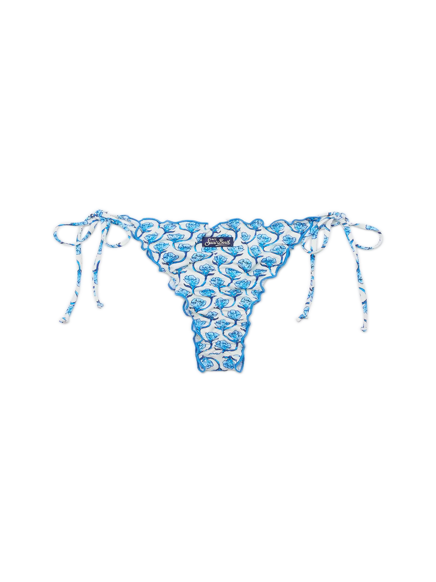 Slip mare Miami con stampa floreale e taglio sgambato