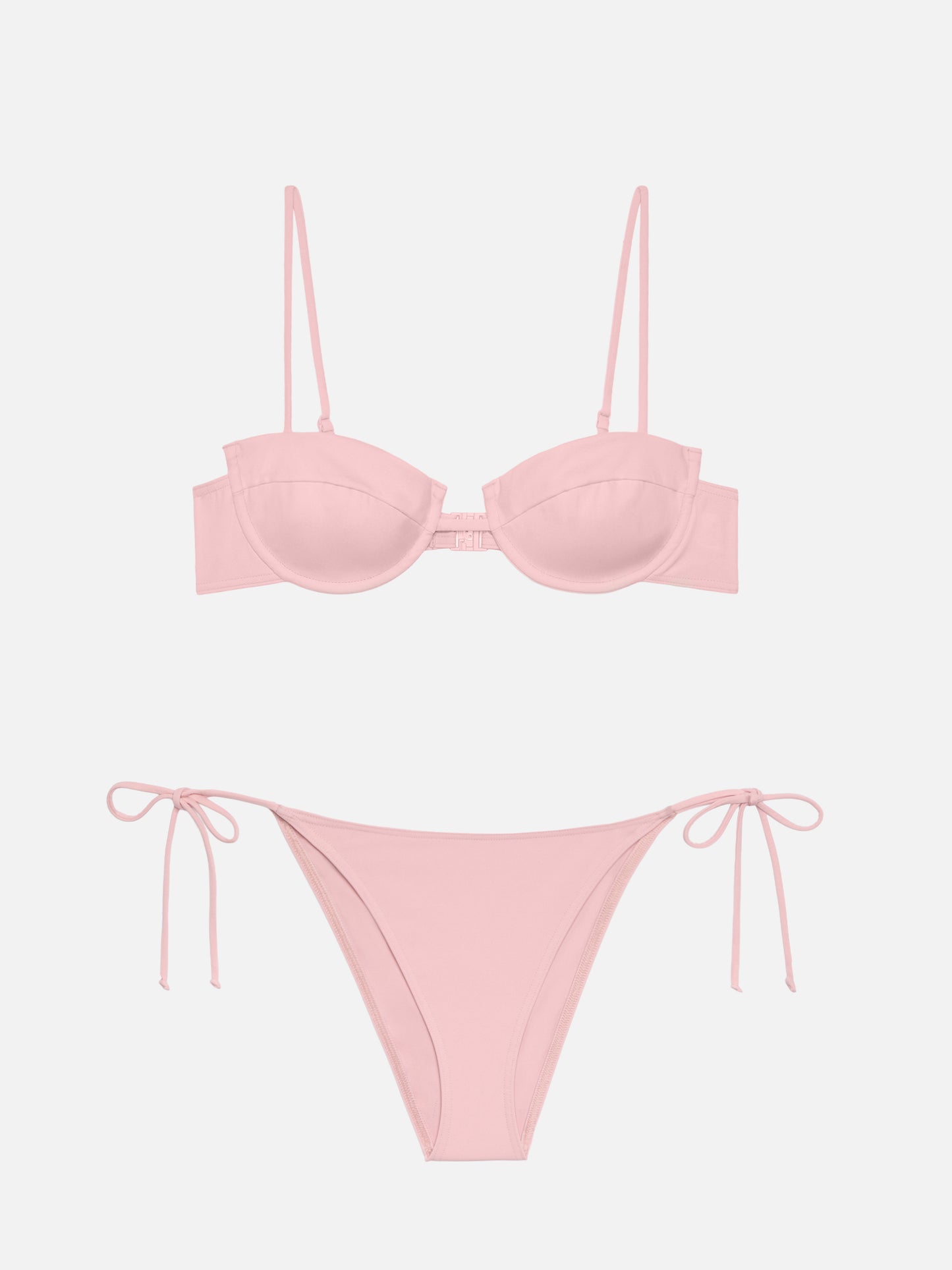 Bikini a bralette Salina Virgo color rosa