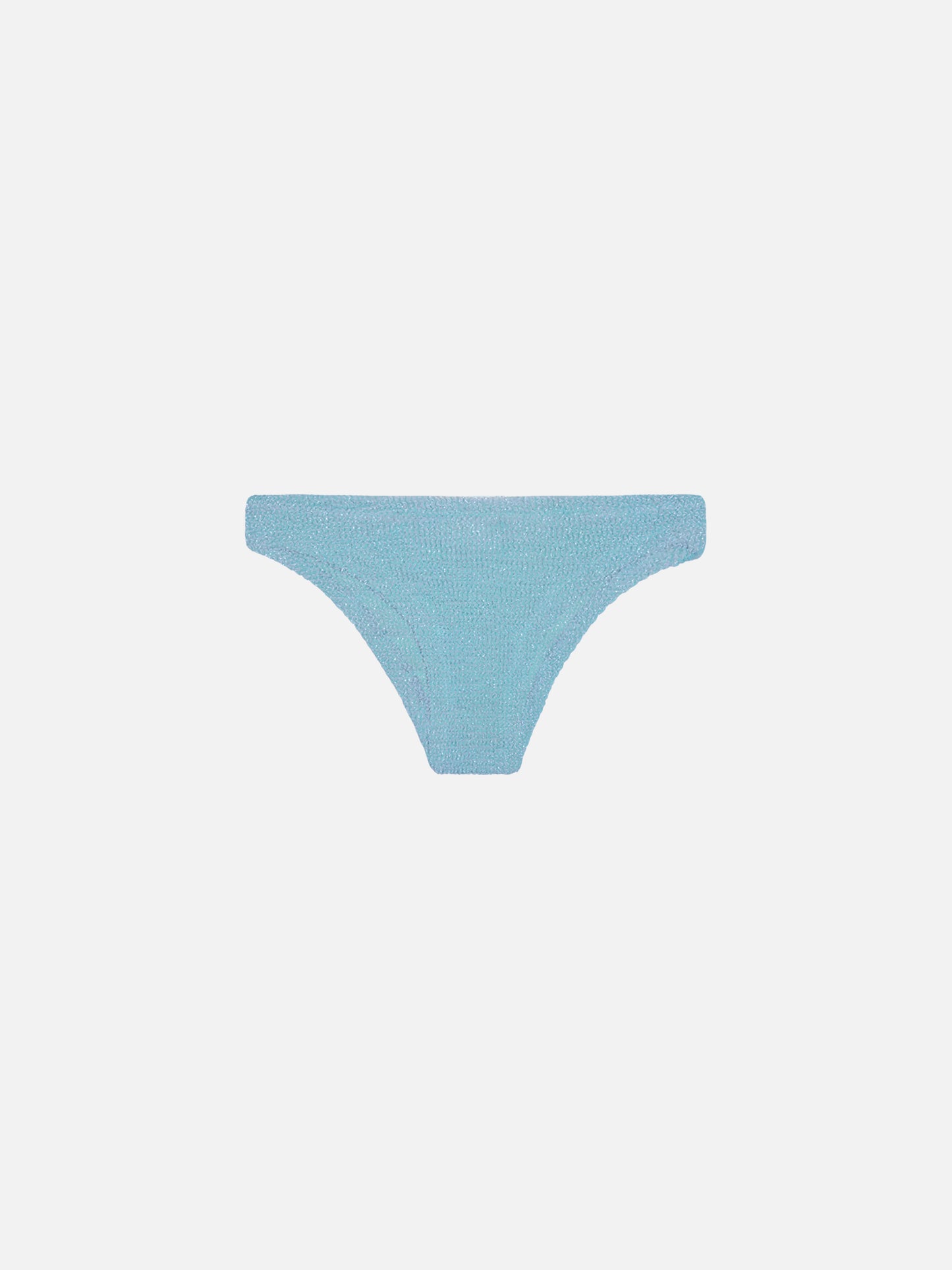 Slip da mare Mica in crinkle blu avio