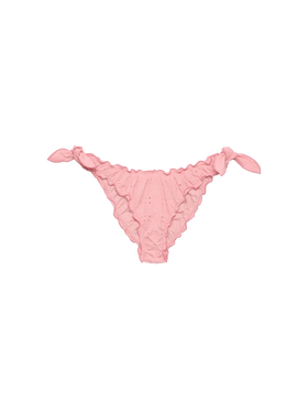 Moon pink Sangallo lace classic swim briefs - MC2 Saint Barth