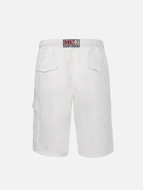 White linen bermuda Marseille - MC2 Saint Barth