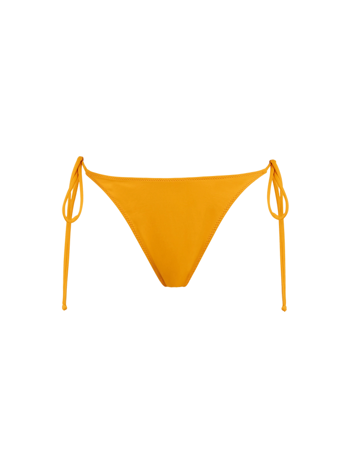 Ockergelbe klassische Badehose Marielle für Damen