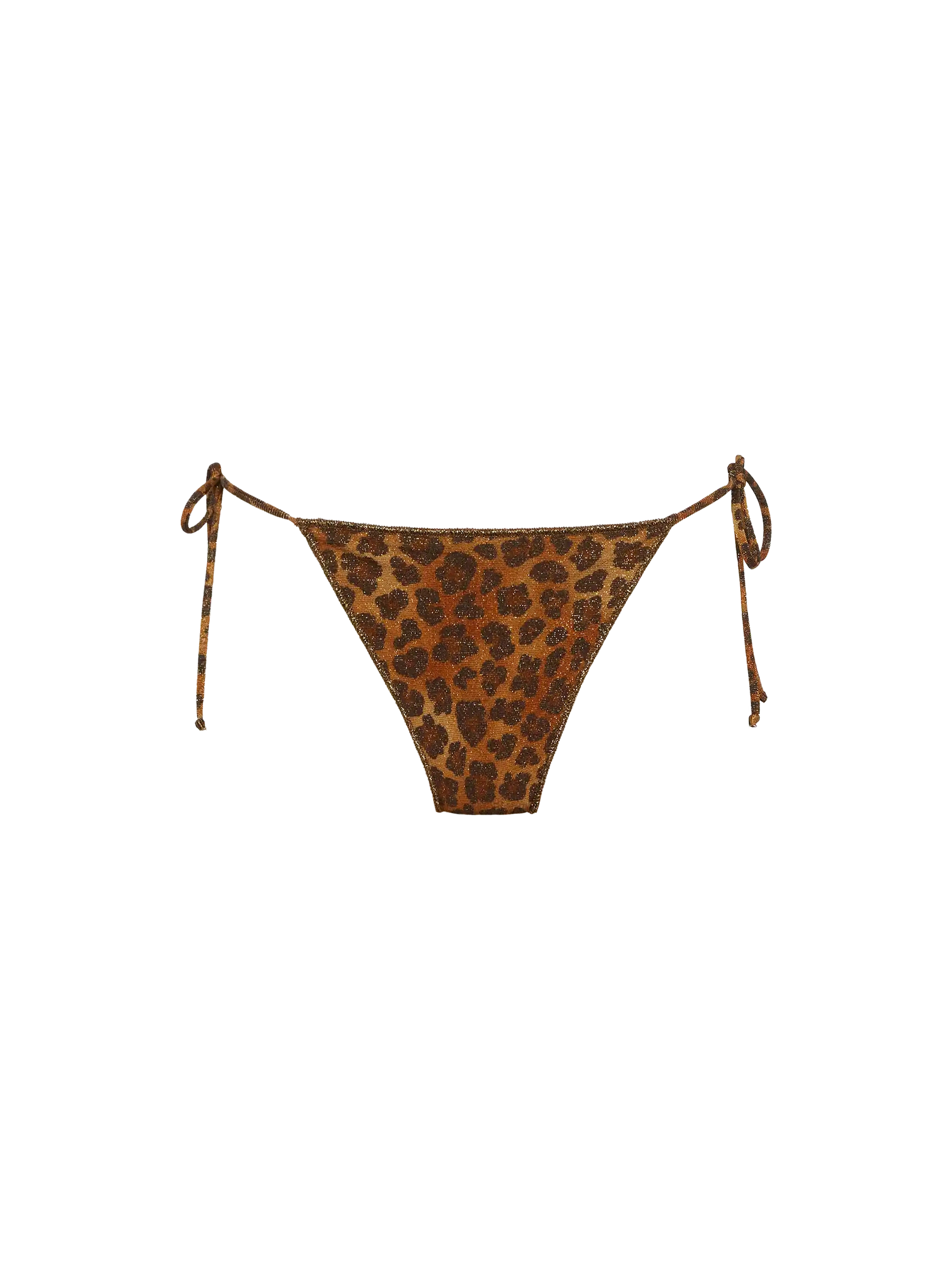 Marielle lurex classic swim briefs with animalier print - MC2 Saint Barth