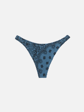 Naomi cheeky swim briefs with bandanna print