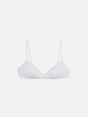 May white scoop bralette top - MC2 Saint Barth