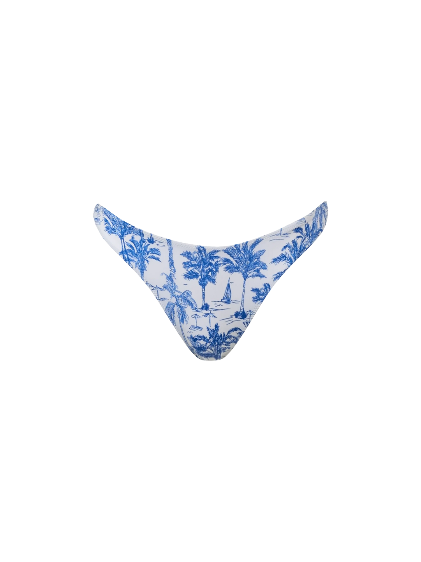 Naomi cheeky swim briefs with toile de jouy print - MC2 Saint Barth