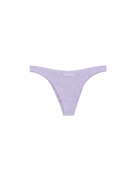 Naomi lilac crinkle cheeky swim briefs - MC2 Saint Barth