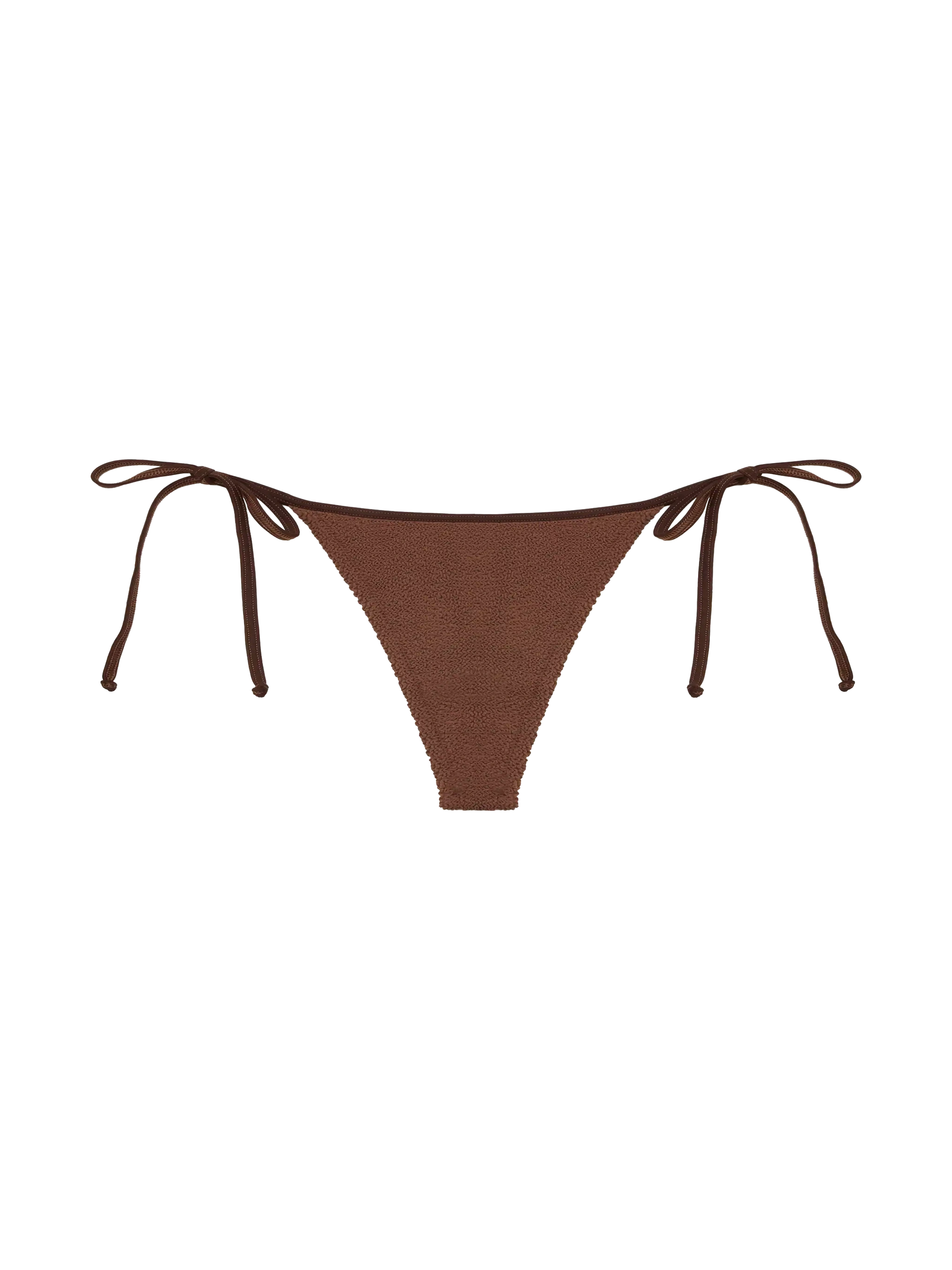 Norah brown crinkle cheekiest swim briefs - MC2 Saint Barth