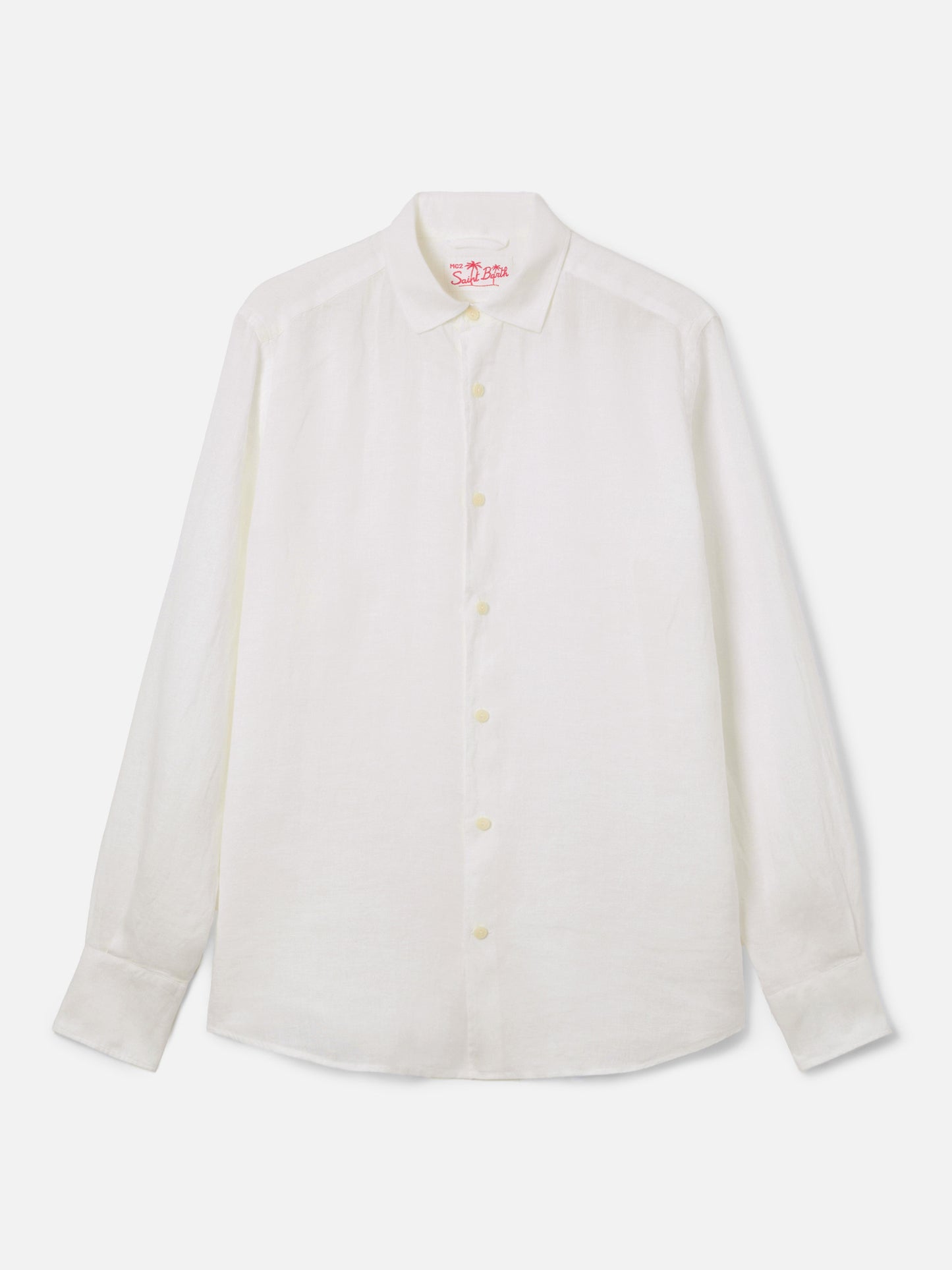 Pamplona linen shirt in white