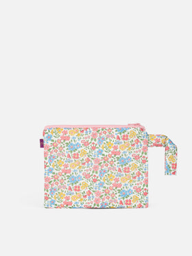 Pareasy pochette with Annabelle print | MADE WITH LIBERY FABRIC - MC2 Saint Barth