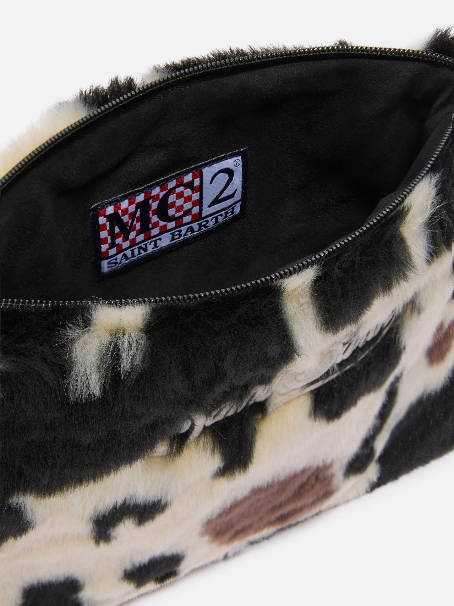 Pochette Pareasy in faux fur muccato