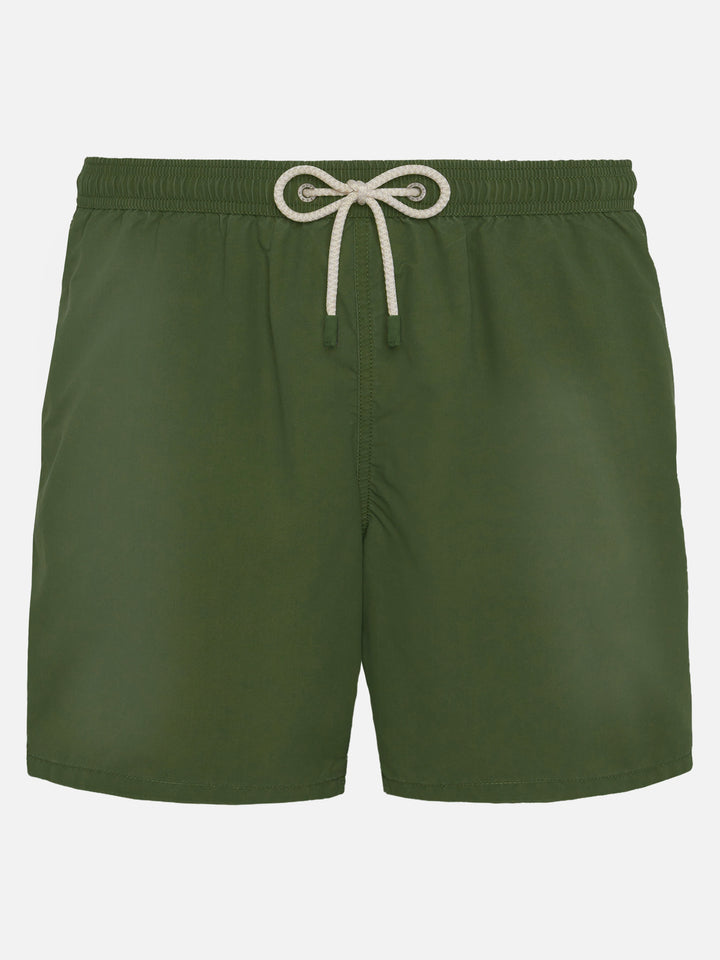 Vintage military green mid-length swim shorts Patmos Used