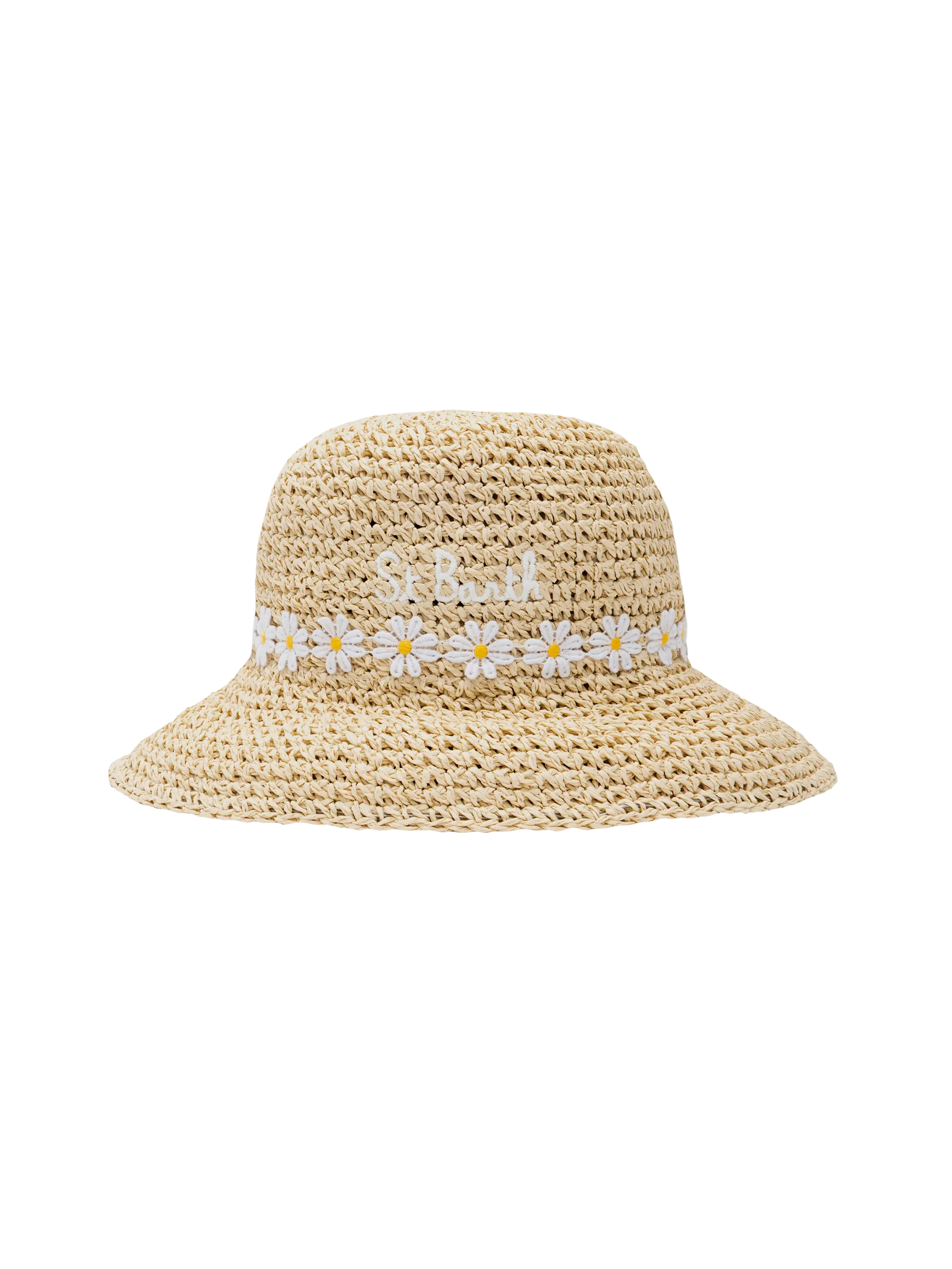 Polly bucket-style straw-effect hat - MC2 Saint Barth