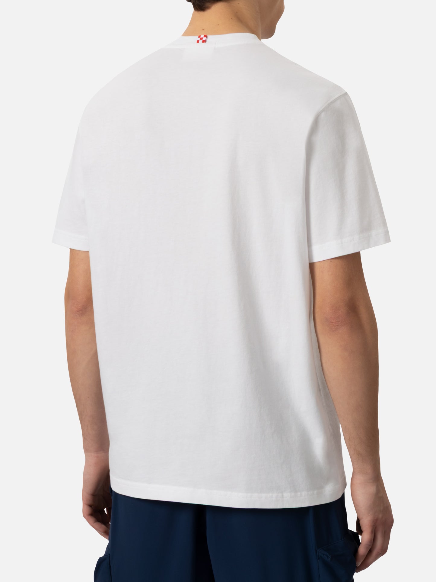 T-Shirt aus Baumwolljersey mit klassischer Passform „Portofino“ mit „Only Fantastic“-Stickerei