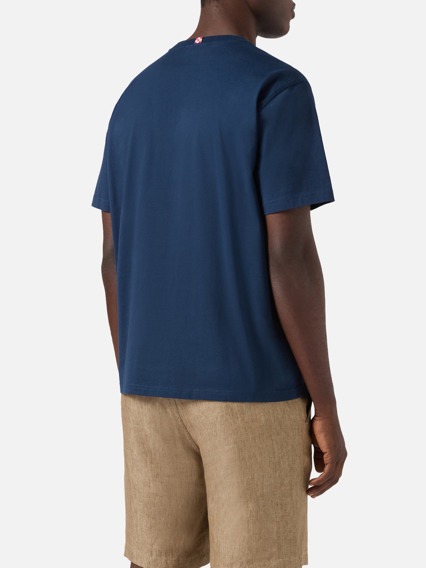 Blue Portofino T-shirt with Grand Slam embroidery