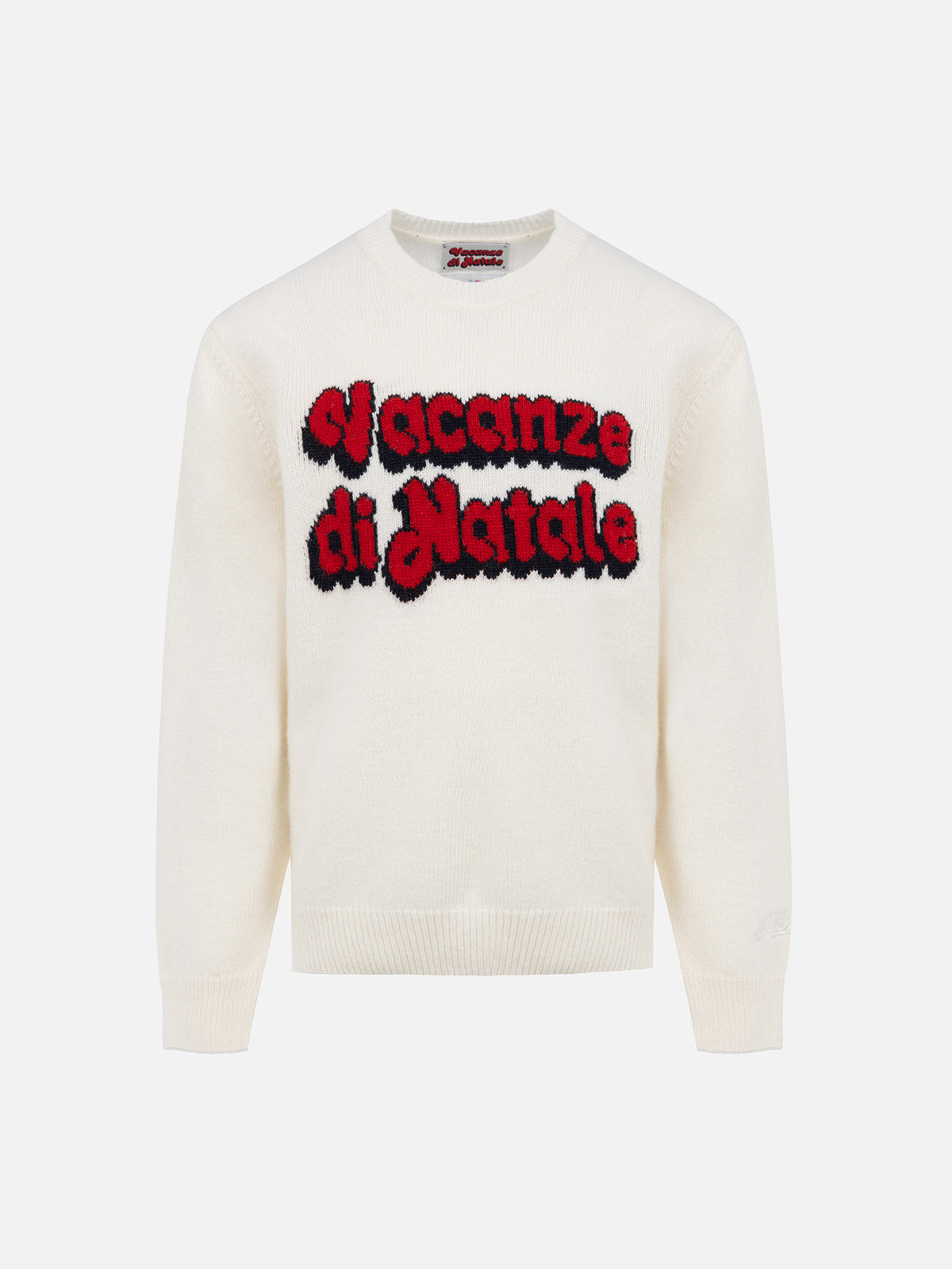 Girl sweater Princess with Vacanze di Natale jacquard | VACANZE DI NATALE SPECIAL EDITION - MC2 Saint Barth
