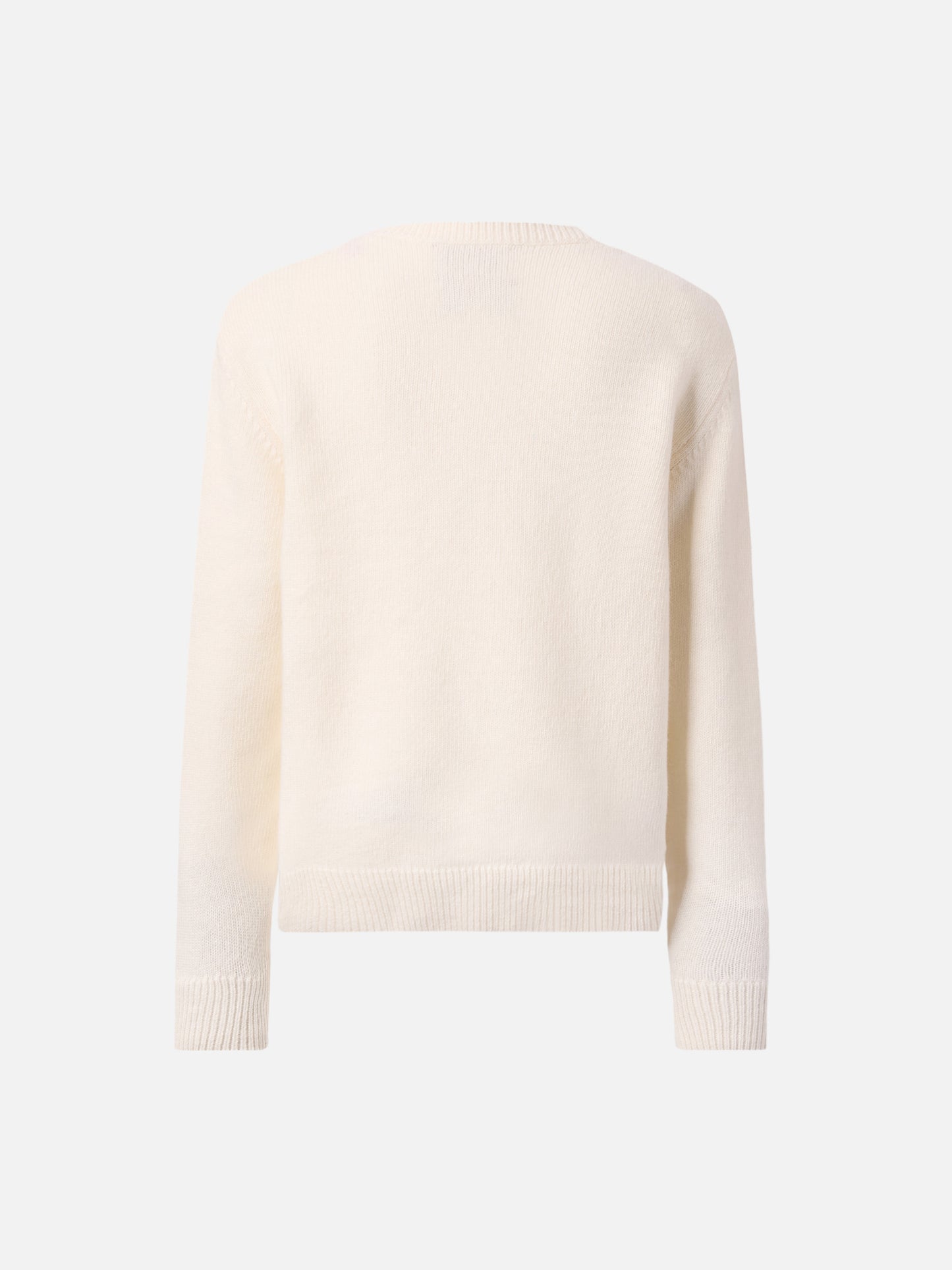 Crewneck Princess in misto cashmere con jacquard lurex Vacanze di Natale | VACANZE DI NATALE SPECIAL EDITION