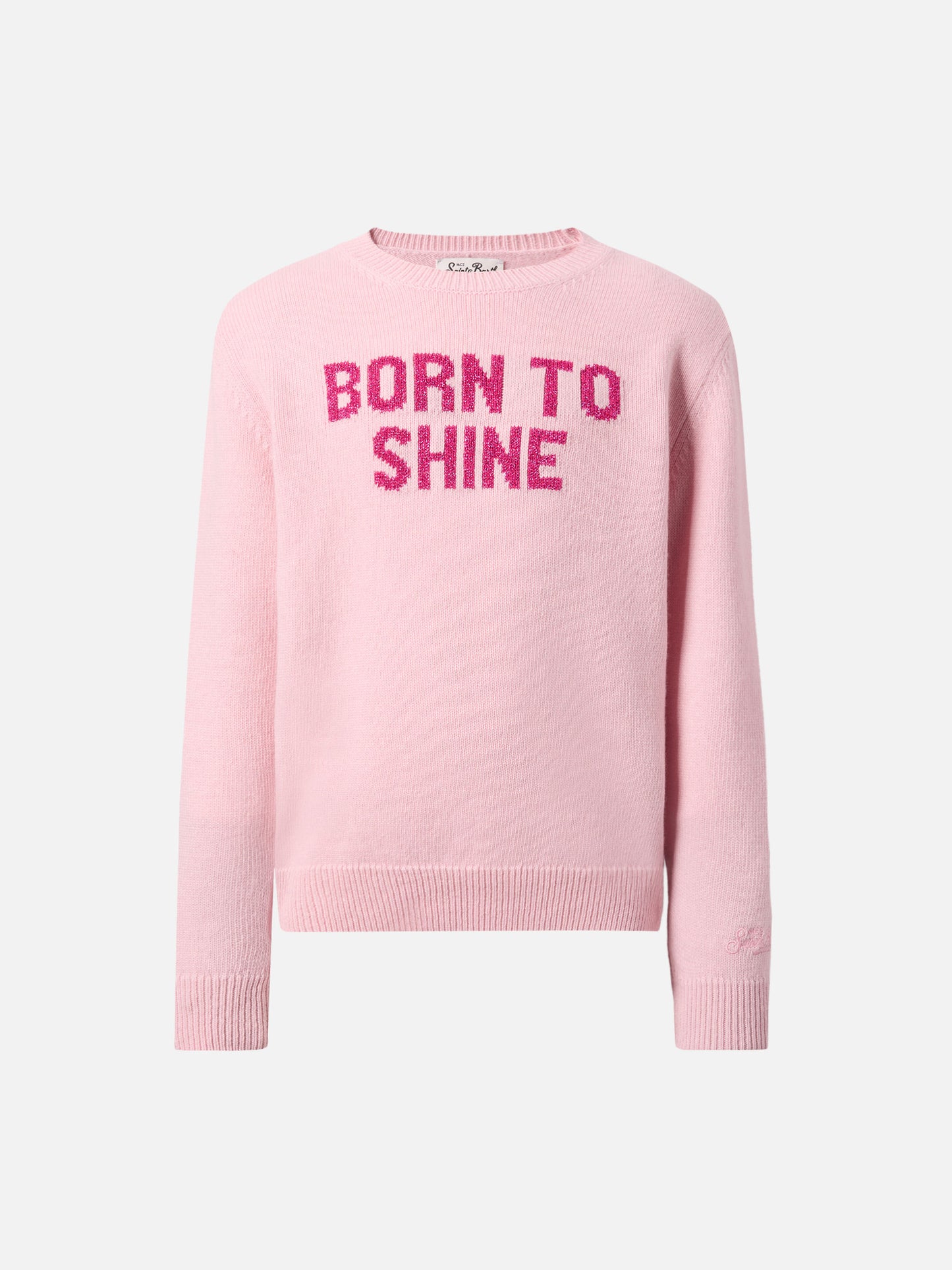 Maglione Princess in misto cashmere e con jacquard lurex Born to Shine