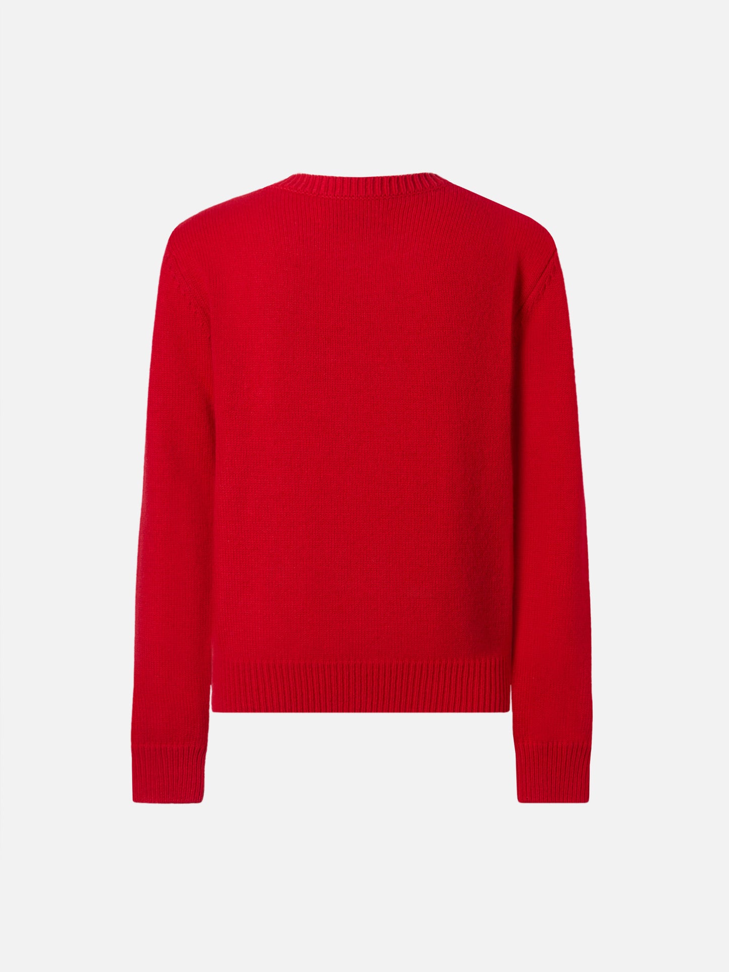 Princess cashmere-blend sweater with Snoopy jacquard and velvet bow appliqué | PEANUTS SPECIAL EDITION
