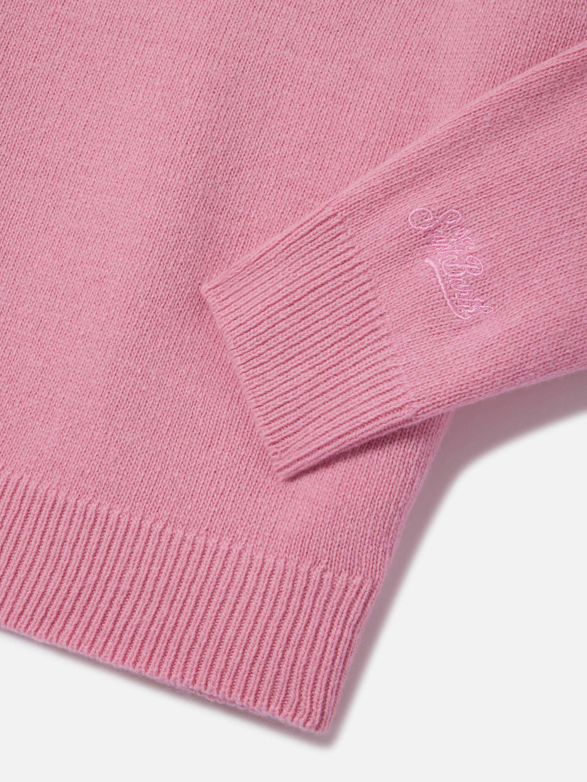 Jersey de punto con cuello redondo Princess en rosa con bordado Bella Impossibile