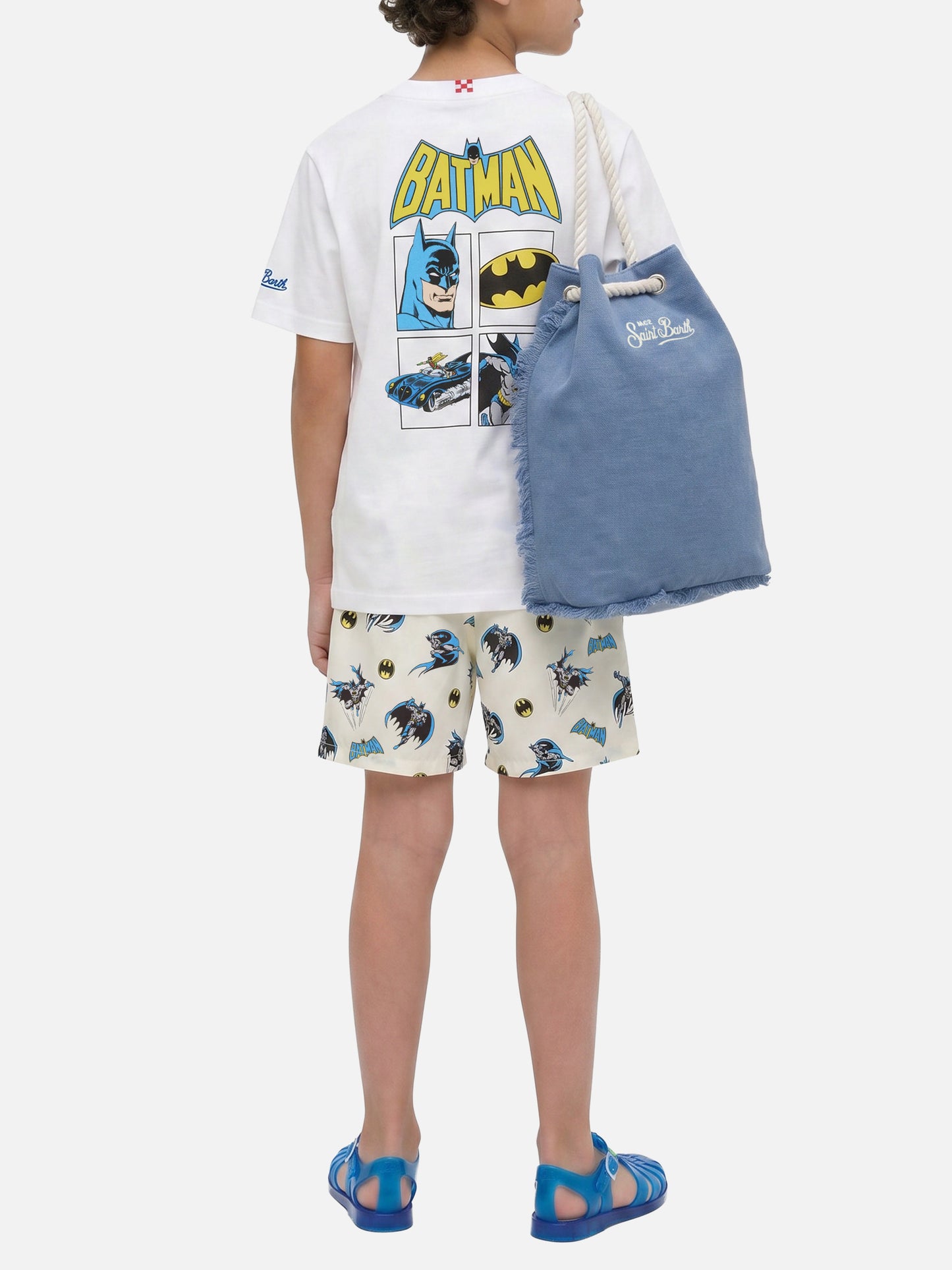 T-shirt Portland Jr bianca stampa Batman | Special Edition