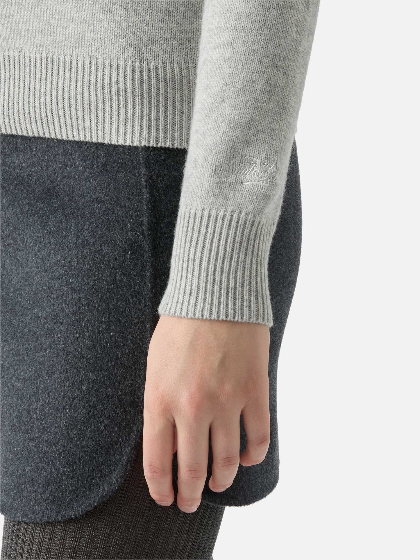 Girocollo New Queen con patch Saint Barth in spugna