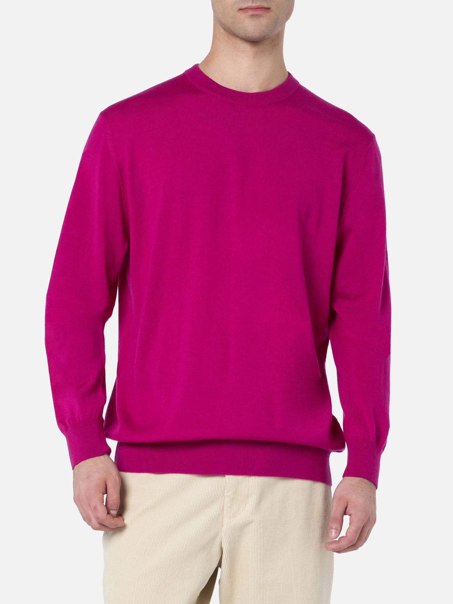 Maglione in lana merino peonia Regent da uomo