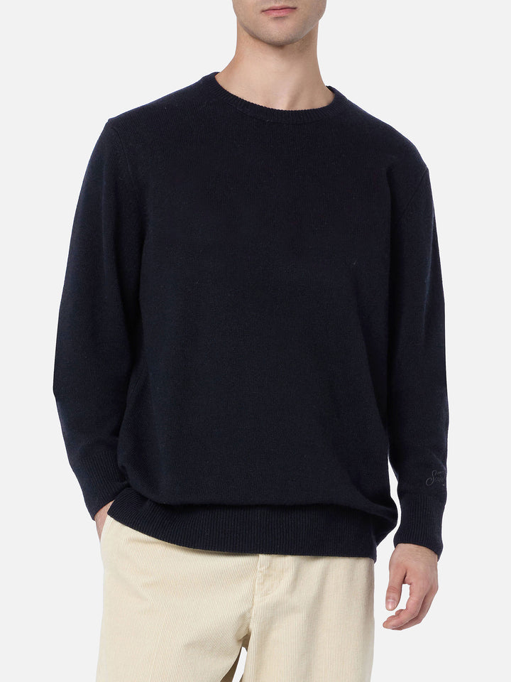 Maglione Regent in 100% CASHMERE nero