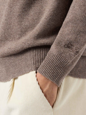 Maglione Regent in 100% LAMBSWOOL nocciola