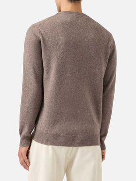 Maglione Regent in 100% LAMBSWOOL nocciola